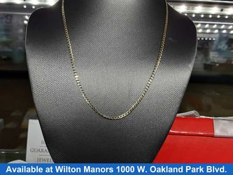 Cuban Link Chain - Yellow Gold 14k (.585) 2.4 grams 19 inch