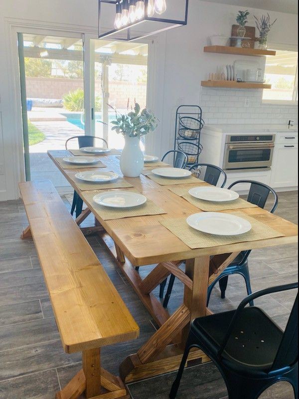 Handcrafted Farmhouse Dining Tables.