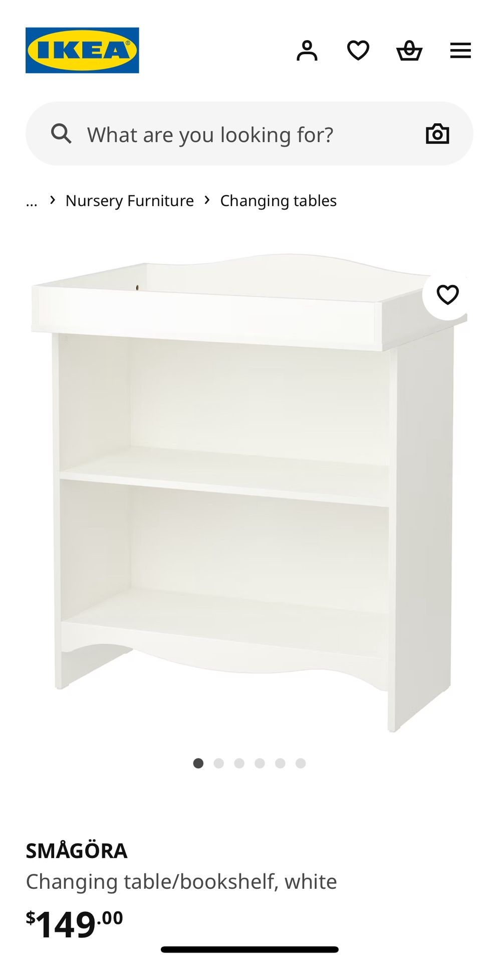 IKEA Changing Table