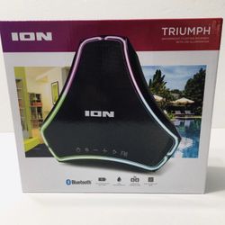 Ion Triumph IP67 Waterproof Floating Boombox Bluetooth Speaker LED Illumination