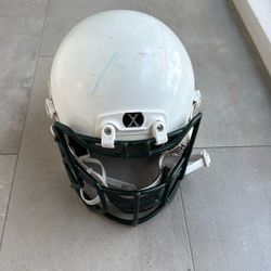 Zenith X2 Size Medium Youth Regular White Football VM Helmet With Black Face mask Size Large
