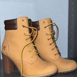 Timberland High Heel Boots Size 6