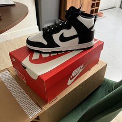 Nike Dunk High (black And White)