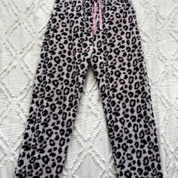 Pink Cheetah Print Sweatpants 