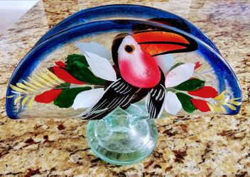  Handpainted Napkin Holder
