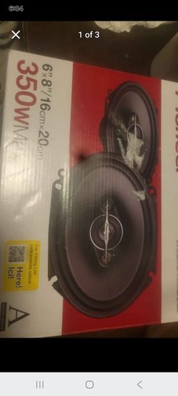Pioneer 6×8 Speakers (New)