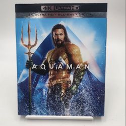 Aquaman 4K & Blu-ray With Slipcover No Digital 
