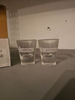 Pair of Jameson shot glasses
