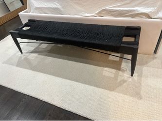 Black bench