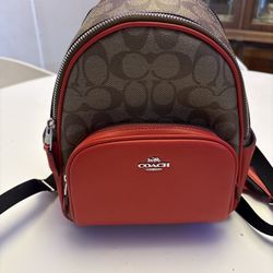 Coach mini backpack purse