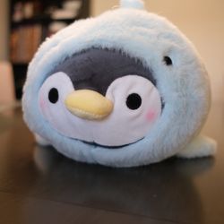 Penguin In A Whale Suit Plushie NEW! (medium)