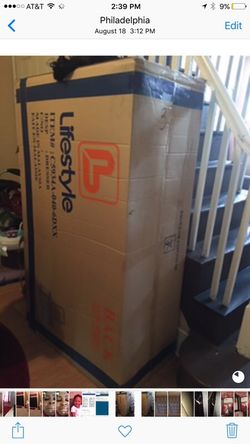 Black dresser w/ mirror brand new box never opened