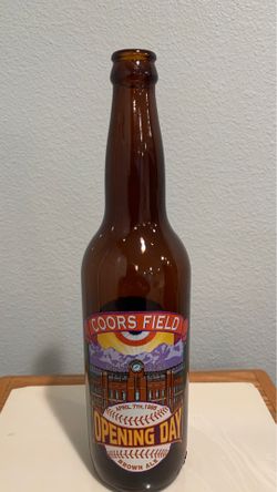 COORS FIELD OPENING DAY BOTTLE—APRIL 7, 1995
