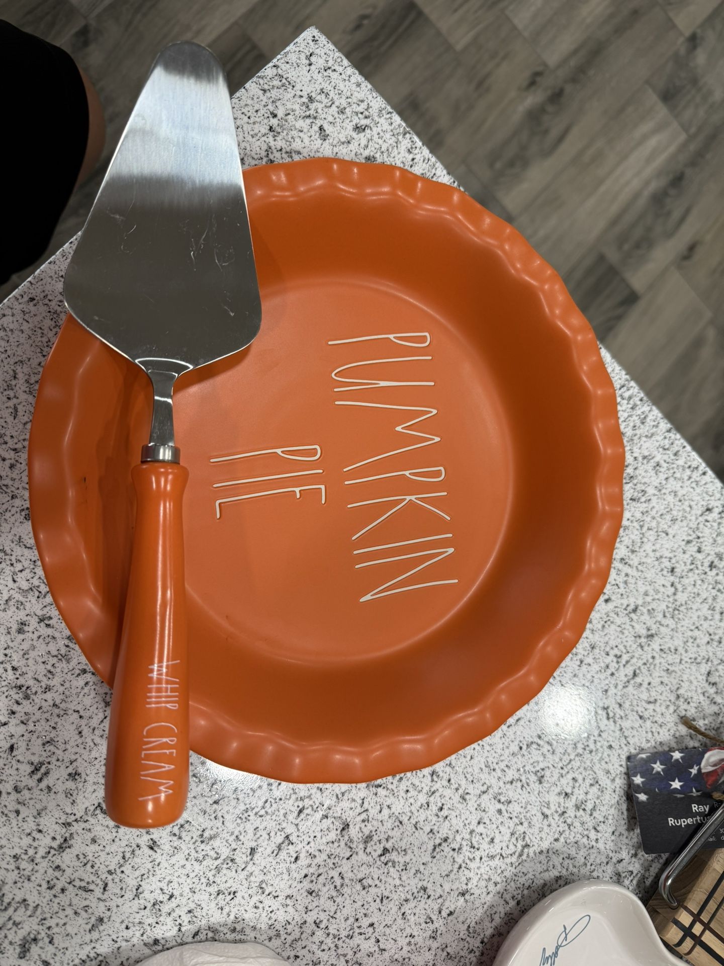 Pumpkin Pie Baking Plate $40