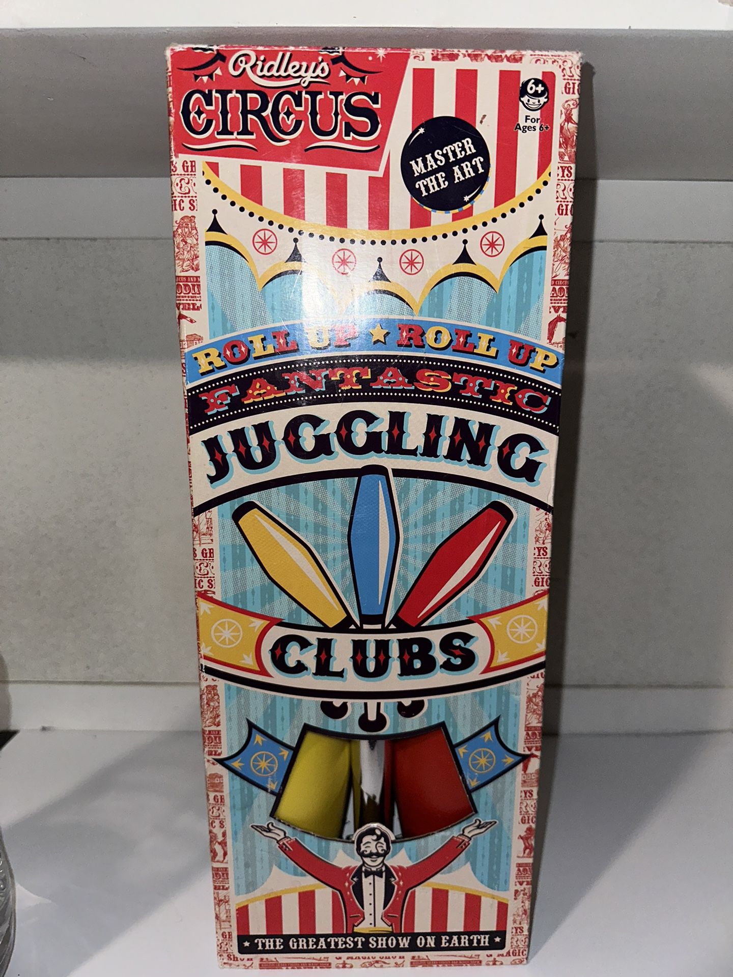 Ridleys Circus Roll Up Fantastic Juggling Clubs Wild & Wolf