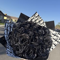 Glitter eternal flowers