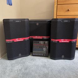 Harbinger Vari Speakers, Sub, And Mixer!