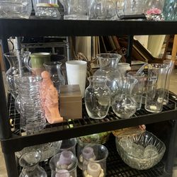 Various Glass Vases 