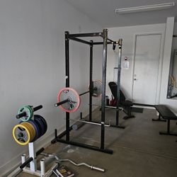 Complete Home Gym Package – Power Rack, Dumbbells, Bench & Weights – $1,850 OBO