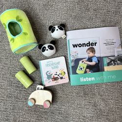 Complete KiwiCo Listen with me Panda Crate
