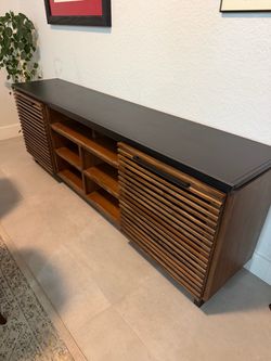 Mid-Century Modern Wood Media Console / TV Stand