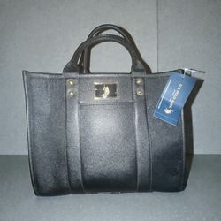 NEW U.S. Polo Assn. Black Tote Purse – NWT