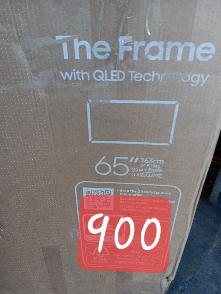 SAMSUNG 65"INCH QLED 4K THE FRAME TV LS03D