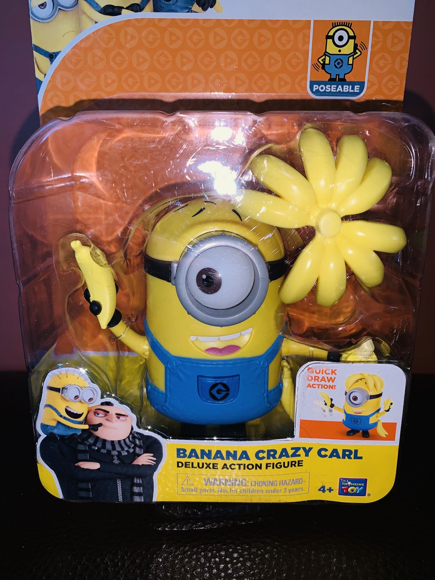 Minions Toys Despicable Me 3 Banana Crazy Carl