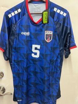 LOGAN COSTA CAPE VERDE NATIONAL XXL TEAM#5 ROYAL HOME WORLD CUP 2026 NEW SOCCER JERSEY