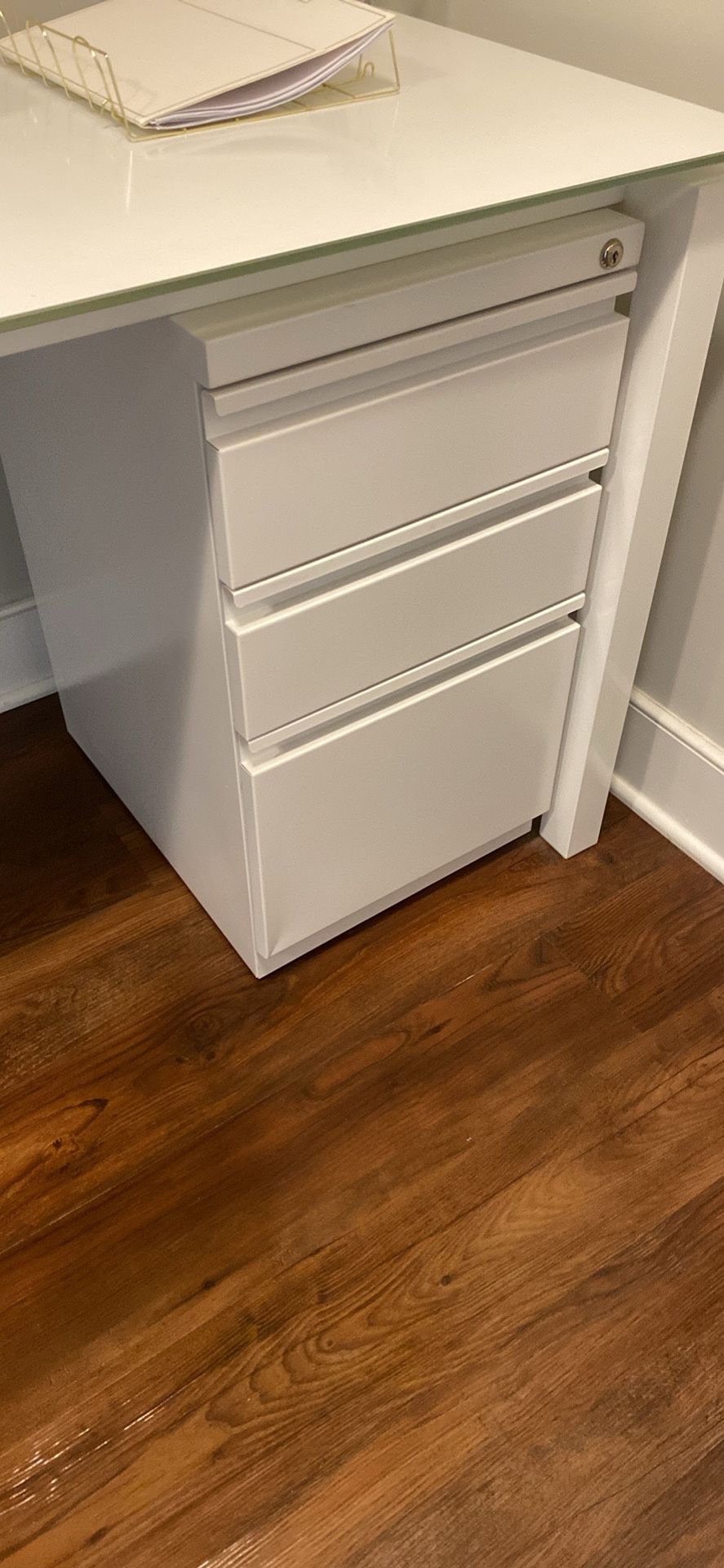White Filing Cabinet
