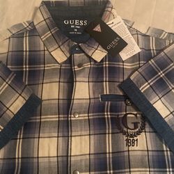 Camisa GUESS TALLA 18 (joven)$20 dlls