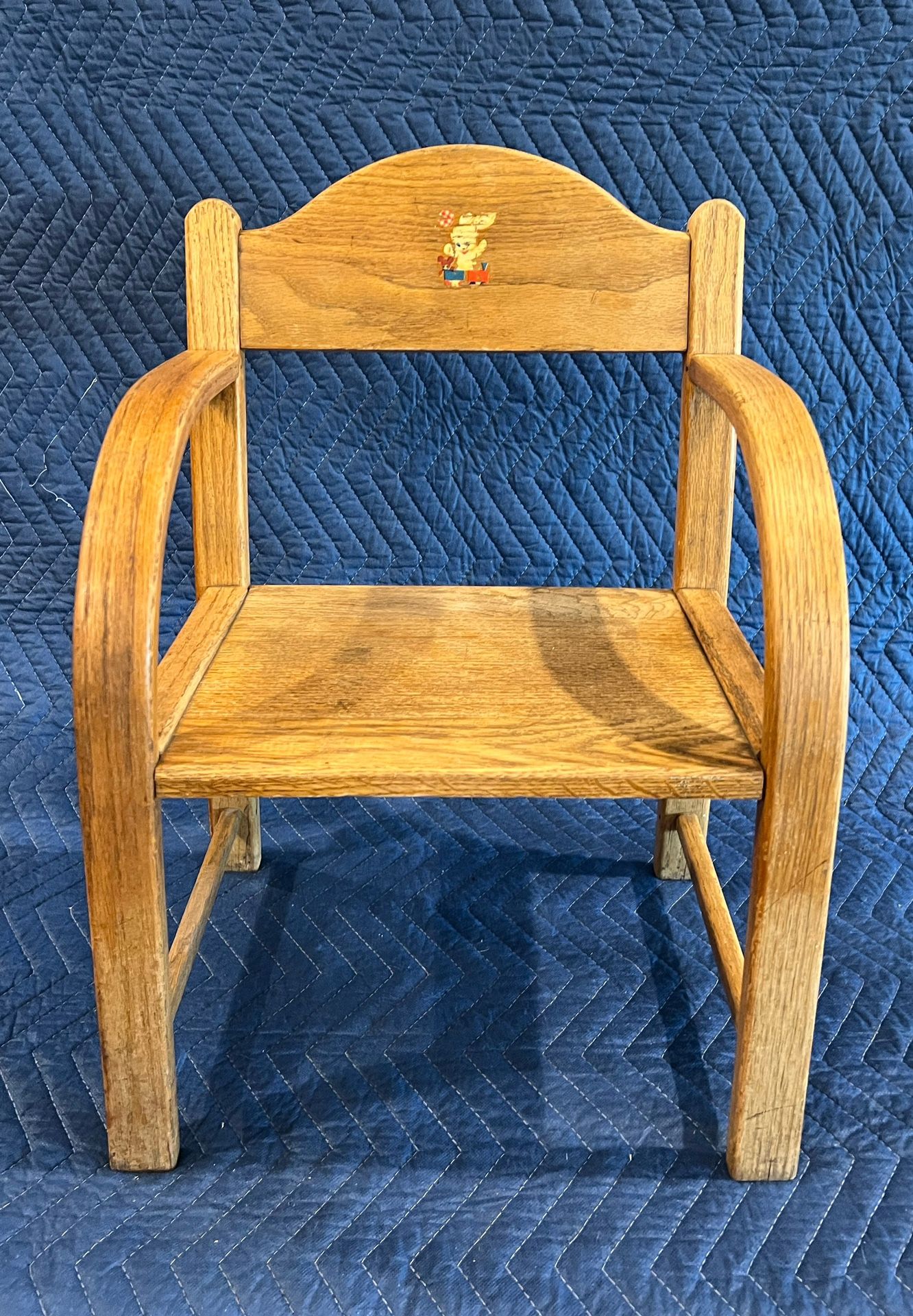 Vintage Bent Wood Child’s Chair made by Delphos Bending Co.