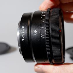 Sony 40mm 2.5 lens