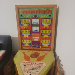 Bowling Arcade Antique Game