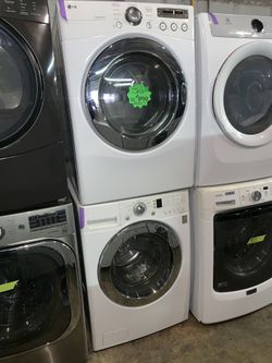 LG front load washer and electric dryer in excellent conditions with 4 months warranty