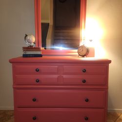 Pretty In Pink Little Dresser
