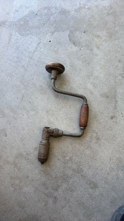 Vintage, Antique, Hand Crank Drill