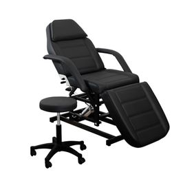 Premium Hydraulic Facial Bed For Salon - White