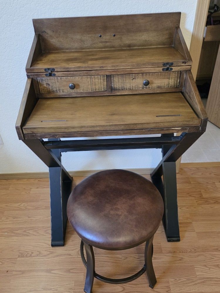 New Secretary Desk and Stool From World Market