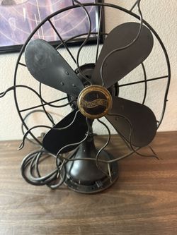 Vintage 1920's Westinghouse Oscillating 3 Speed 12" Fan Style 516860A Working
