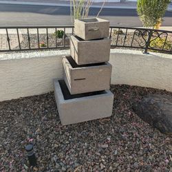 Concrete Water Fountain - 4 Tier