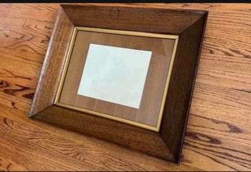 Vintage wood photo frame