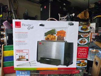 Ronco Ready Grill Indoor Smokeless Grill New In Box