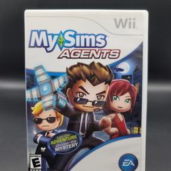Nintendo Wii  My Sims Agents ( Tested & Working  ) 