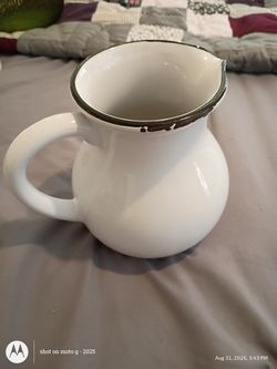 white stone vase