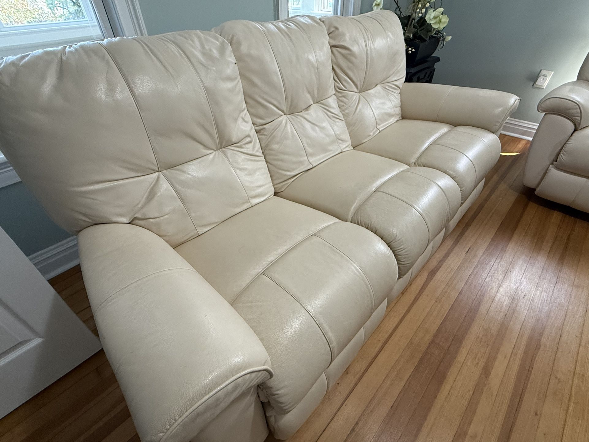 Leather couch