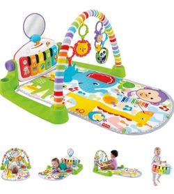 Fisher-Price Baby Playmat Deluxe Kick & Play Piano Gym,