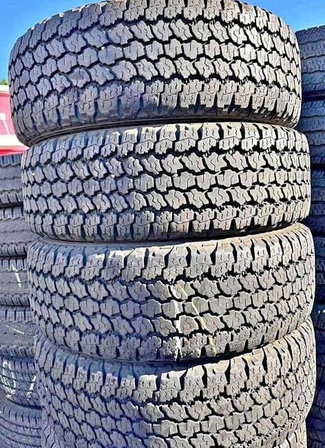 275 70 18 Goodyear Tires Con 80% De Vida Las 4tires ✅️📣📣
