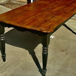 Farmhouse Style Solid Wood Dining Table