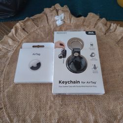 Apple Air Tag And Keychain Brand New $35 